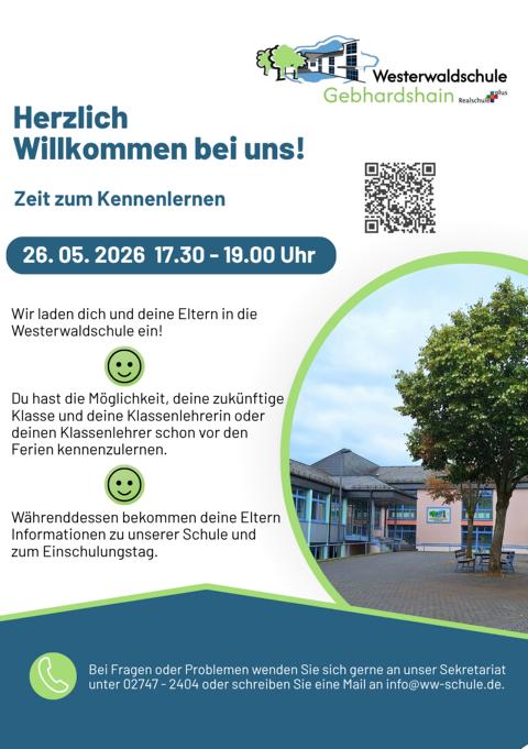 Schnupperabend zur neuen Klasse 5 (Flyer)
